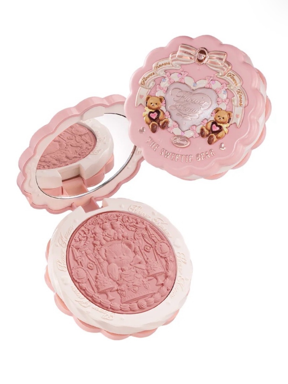 FLOWER KNOWS SWEETIE BEAR BLUSHโ Delicate Rosy Tint (Shade- 03 Rose Chanson)